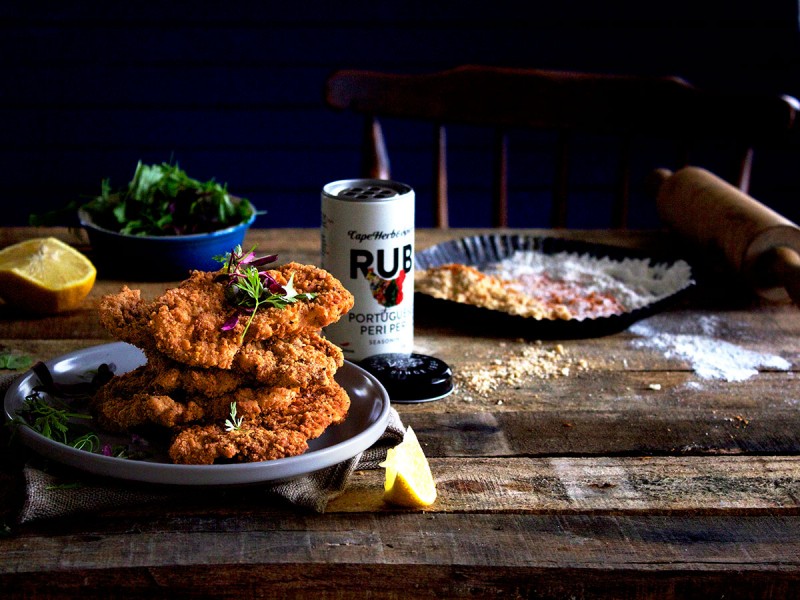 PORTUGUESE PERI PERI PORK SCHNITZEL